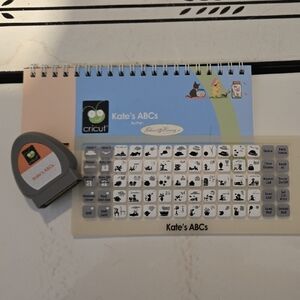 Cricut Kate's ABCs Cartridge, Book And Overlay